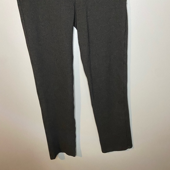 Betabrand Straight-Leg Classic Dress Pant Yoga Pant Charcoal - Picture 6 of 10